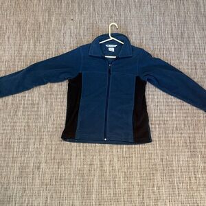 Columbia Youth (18/20) Navy and Black Fleece Jacket